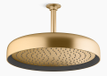 Kohler K-26292-2MB Statement(R) Round 14" Single-Function Rainhead, 2.5 GPM - Vibrant Brushed Moderne Brass