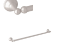 Perrin & Rowe U.6641STN Georgian Era Single Towel Bar, 25-1/2 in L Bar, 2 in OAH 2-1/2 in OAD, Import