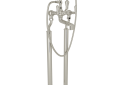 Perrin & Rowe U.3012LS/1-PN Georgian Era Tub Filler, 9 gpm Flow Rate, Nickel, Import