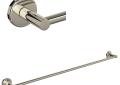ROHL LO1/30PN Lombardia Wall Mount 30" Single Towel Bar - Polished Nickel