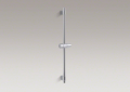 Kohler® 98341-CP Awaken® Shower Slidebar, 24 in L Bar, 27-1/2 in OAL x 2-1/2 in OAD, Metal, Polished Chrome