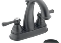 Moen® 6121WR Kingsley® Centerset Bathroom Faucet, 2 Handles, Metal Pop-Up Drain, 1.2 to 1.5 gpm Flow Rate