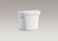 Kohler® 4467-0 Wellworth® Toilet Tank, 1.28 gpf, 2-1/8 in Left Hand Lever Flush, White