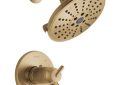 DELTA® T17T259-CZH2O TempAssure® 17T Shower Trim, 1.75 gpm Shower, Brilliance® Champagne Bronze