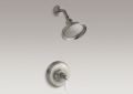 Kohler T10583-4P-BN Rite-Temp(R) Pressure-Balancing Shower Faucet, Lever Handle