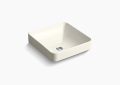 Kohler K-2661-96 Vox(R) Square Vessel Bathroom Sink - Biscuit