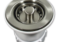 Native Trails DR220-BN Jr. Strainer, 2 in Nominal, 2-3/4 in OAL, Metal, Brushed Nickel, Import