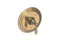 Newport Brass 4-854BP-06 Balanced Pressure Shower Trim Plate with Handle. Less showerhead, arm and flange - Antique Brass