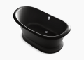 Kohler K-21000-P5-7 Artifacts(R) 66-1/8" x 32-1/2" Freestanding Bath - Black Black