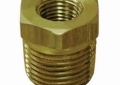 Jones Stephens™ B74205LF Hex Head Pipe Bushing, 1/2 x 3/8 in Nominal, Bronze