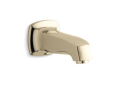 Kohler® 16246-AF Margaux® Wall Mount Non-Diverter Bath Spout, For Use With Model K-875 Alcove Bath, 1/2 in NPT Connection, Brass, Vibrant® French Gold