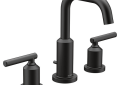 Moen T6142BL Gibson Two-Handle High Arc Bathroom Faucet - Matte Black