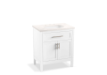 Kohler® 39604-ASB-0 Hadron™ Vanity Cabinet with Sink and Top, 35-3/4 in OAH x 30 in OAW x 20-3/8 in OAD