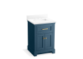 Kohler® 29259-BD1-TDB Charlemont™ Vanity Cabinet with Sink and Top, 39-11/16 in OAH x 24 in OAW x 22-7/16 in OAD