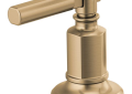 Brizo® HL5376-GL Invari™ Handle Kit, For Use With Invari™ 65376LF-LHP/65376LF-LHP-ECO Widespread Lavatory Faucets, Luxe Gold, Import