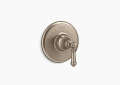 Kohler K-TS72767-4-BV Artifacts(R) Rite-Temp(R) Valve Trim with Lever Handle - Vibrant Brushed Bronze