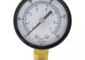 Jones Stephens™ G61100 Pressure Gauge, 100 psi, 1/4 in MNPT Connection, 2-1/2 in Dial, 2.5-2 %