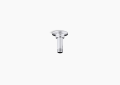 Kohler® 7396-CP MasterShower® Ceiling Mount Shower Arm and Flange, 3-3/4 in L x 2-1/4 in W Arm, 1/2 in NPT