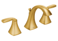 Moen T6905BG Voss Brushed Gold Two-Handle High Arc Bathroom Faucet - Brushed Gold