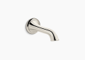 Kohler® 72791-SN Artifacts® Wall Mount Non-Diverter Bath Spout, NPT Connection, Slip-Fit, Metal, Vibrant Polished Nickel