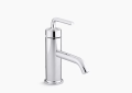 Kohler K-14402-4A-CP Purist Single-Handle Bathroom Sink Faucet with Straight Lever Handle - Polished Chrome