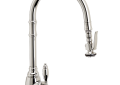Waterstone 5610 Traditional PLP Pulldown Faucet Angled Spout - Polished Nickel