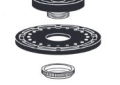 Sloan® 3301037 A-37-A Standard Flush Valve Repair Kit, Regal™, 4 Pieces, For Use With Regal® Flushometer, Black, Domestic