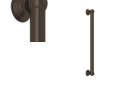 Rohl® 1260TCB Rohl Multiple Collections Traditional Grab Bar, 18 in L, Tuscan Brass