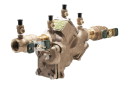 Watts LF909-QT 0391009 1 inch Female Lead Free Bronze Body Reduced Pressure Backflow Preventer with Quarter Turn Valves