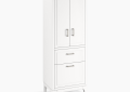 Kohler K-33536-ASB-0 Hearthaven(R) 30" Bathroom Vanity Cabinet with Sink and Quartz Top - White