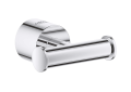 GROHE 40312003 40312_3 Atrio® New Round Robe Hook, 2 Hooks, 1-5/8 in OAH x 2-1/16 in OAD, Metal