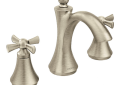 MOEN T4524BN Wynford Brushed Nickel Two-Handle High Arc Bathroom Faucet - Brushed Nickel