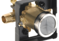 Brizo® R60000-UNWS Tub and Shower Rough-In Valve, 1/2 in MNPT Inlet x 1/2 in FNPT C Outlet, Forged Brass Body