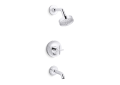 Kohler® T14420-3G-CP Bath and Shower Trim, 1.6 gpm Valve, 1.75 gpm Shower, Polished Chrome