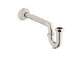 Kohler K-9018-SN Adjustable P-trap with Long Tubing Outlet, 1-1/4" x 1-1/4" - Vibrant Polished Nickel