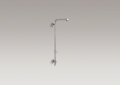 Kohler® 45210-BN HydroRail® Beam Bath/Shower Column, 17-15/16 in L Shower Arm, Wall Mount Installation