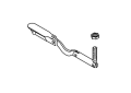 Kohler® 54843 Toggle and Adjustment Assembly, For Use With Clearflo™ Bath Drain