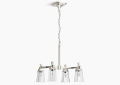 Kohler K-31758-CH04-SNL Riff(R) 24" Chandelier - Polished Nickel