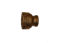 Jones Stephens™ B74153LF Lead Free Pipe Coupling, 1-1/4 x 1 in Nominal, Thread End Style, Bronze