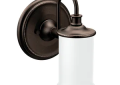 Creative Specialties YB6461ORB Belfield(TM) 100W 1-Light Medium E-26 Incandescent Vanity Fixture in Oil Rubbed Bronze