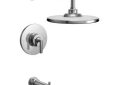 Moen® TS22003 Tub and Shower Trim, 2.5 gpm Shower, Polished Chrome