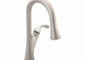 Moen® 9124SRS Notch Kitchen Faucet, 1.5 gpm Flow Rate, Spot Resist® Stainless Steel, 1 Handles, 1 Faucet Holes, Function: Traditional, Domestic