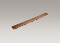 Kohler® 9337-NA Groove® Drain Cover, 72 in L x 2-13/16 in W, Teakwood
