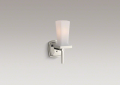 Kohler® 16268-SNL Light Sconce, (1) Lamp, Polished Nickel Housing