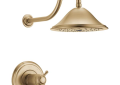 DELTA® T17T297-CZ TempAssure® 17T Shower Trim, 2.5 gpm Shower, Brilliance® Champagne Bronze