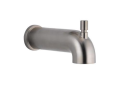 DELTA® RP93273SS Modern™ Push-Diverter Tub Spout, 6-1/2 in Spout Reach, Solid Brass, Stainless Steel, Import