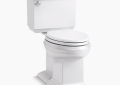 Kohler® 6669-0 2-Piece Toilet, Memoirs® Comfort Height®, Elongated Bowl, 16-1/2 in H Rim, 12 in Rough-In, 1.28 gpf, White