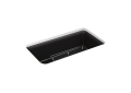 Kohler® 8206-CM1 Cairn® Kitchen Sink, Matte Black, Rectangular Shape, 30-9/16 in L x 15-3/8 in W Bowl x 9-1/2 in D Bowl, 33-1/2 in L x 18-5/16 in W x 10-1/8 in H, Undermount Mounting, Neoroc® Composite