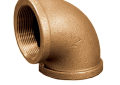 Jones Stephens™ B74007LF 90 deg Elbow, 1-1/4 in Nominal, Bronze