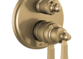 DELTA® T27T956-CZ Monitor® 17T Traditional Valve Trim With 6-Setting Diverter, 7.2 gpm Valve, Brilliance® Champagne Bronze